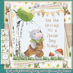 Hippo With Balloon Mini Kit