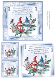 6inch Snowmen 2 Card Front