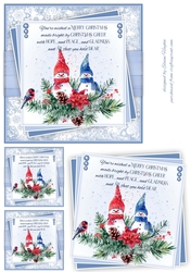 6inch Snowmen 3 Card Front
