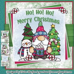 Peppermint Candy Santa Mini Kit