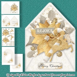 Glorious Christmas Envelope Shaped Card Kit