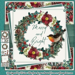 Vintage Robin Wreath Mini Kit