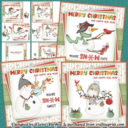 Flakey Snowmen 6inch Collection 2