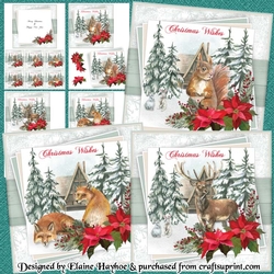 6inch Winter Winter Animals Collection