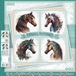 Boho Horses 3 Mini Kit