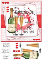 Fizz-ical Valentine Quick Card