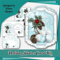 Holiday Skates Card Kit