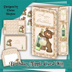 Birthday Tipple Asymmetric Card Kit