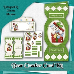 Bear Cracker Card Kit