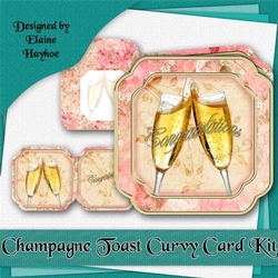 Champagne Toast Card Kit