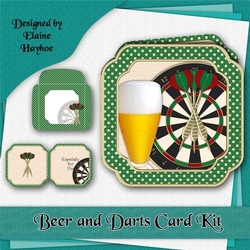 Beer and Darts Card Kit