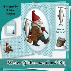 The Winter Fisherman Card Kit