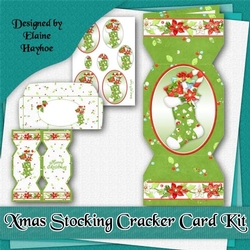 Xmas Stocking Cracker Card Kit