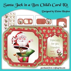 Santa Jack in a Box Card Kit