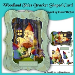 Woodland Tales Bracket Shaped Card Kit