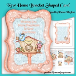 New Home Bracket Shaped Card Kit