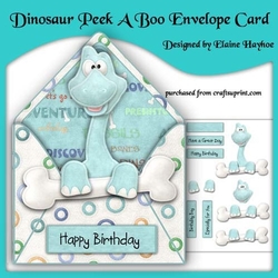 Dinosaur Envelope Card