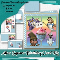 Alice Square Card Kit