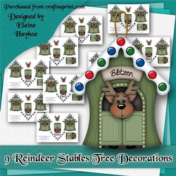 cup737174_72307 - Reindeer Stables Tree Decorations