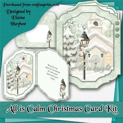 All Is Calm Christmas Card Kit