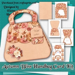 Autumn Bliss Handbag Shaped Card Kit