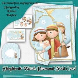 Shepherds Watch Diamond Fold Card Kit