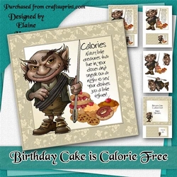 Birthday Cake is Calorie Free