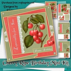Cherry Ripe Birthday Mini Kit