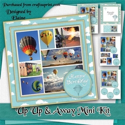 Up Up and Away Birthday Mini Kit