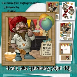 Eat Cake Birthday Mini Kit