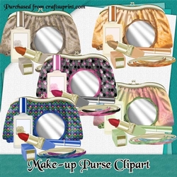 Make-Up Purse Clipart