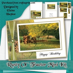 Rusty Ol Tractor Birthday Mini Kit