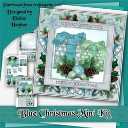 Blue Christmas Mini Kit