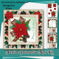 Festive Poinsettia Mini Kit