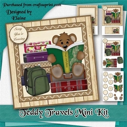 Teddy Travels Card Mini Kit
