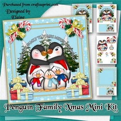 Penguin Family Christmas Mini Kit