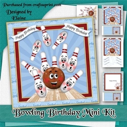 Bowling Birthday Mini Kit