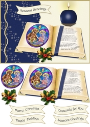Nativity 2 (Blue) Card Front