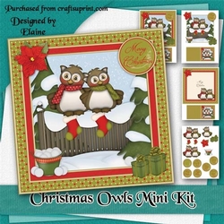 Christmas Owls Mini Kit