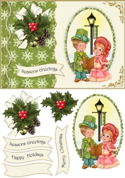 Carol Singers Card Front