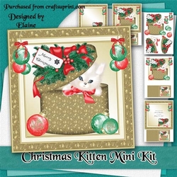 Christmas Kitten Mini Kit