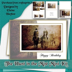 Vintage Hunt in the Mist Mini Kit