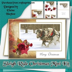 Sleigh Ride Christmas Card Kit