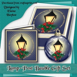Lamp-post Bauble Gift Set