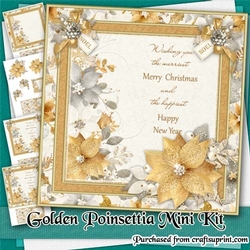 Golden Poinsettia Mini Kit