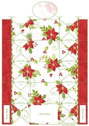 Poinsettia Cracker Box