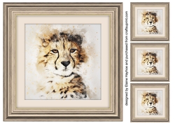 Leopard 8x8 Card Front / Topper