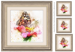 Butterfly 2 8x8 Card Front / Topper