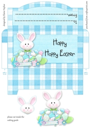 Hoppy Easter Cash Envelope Blue
