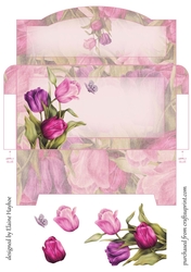 Tulips Blank Cash Envelope